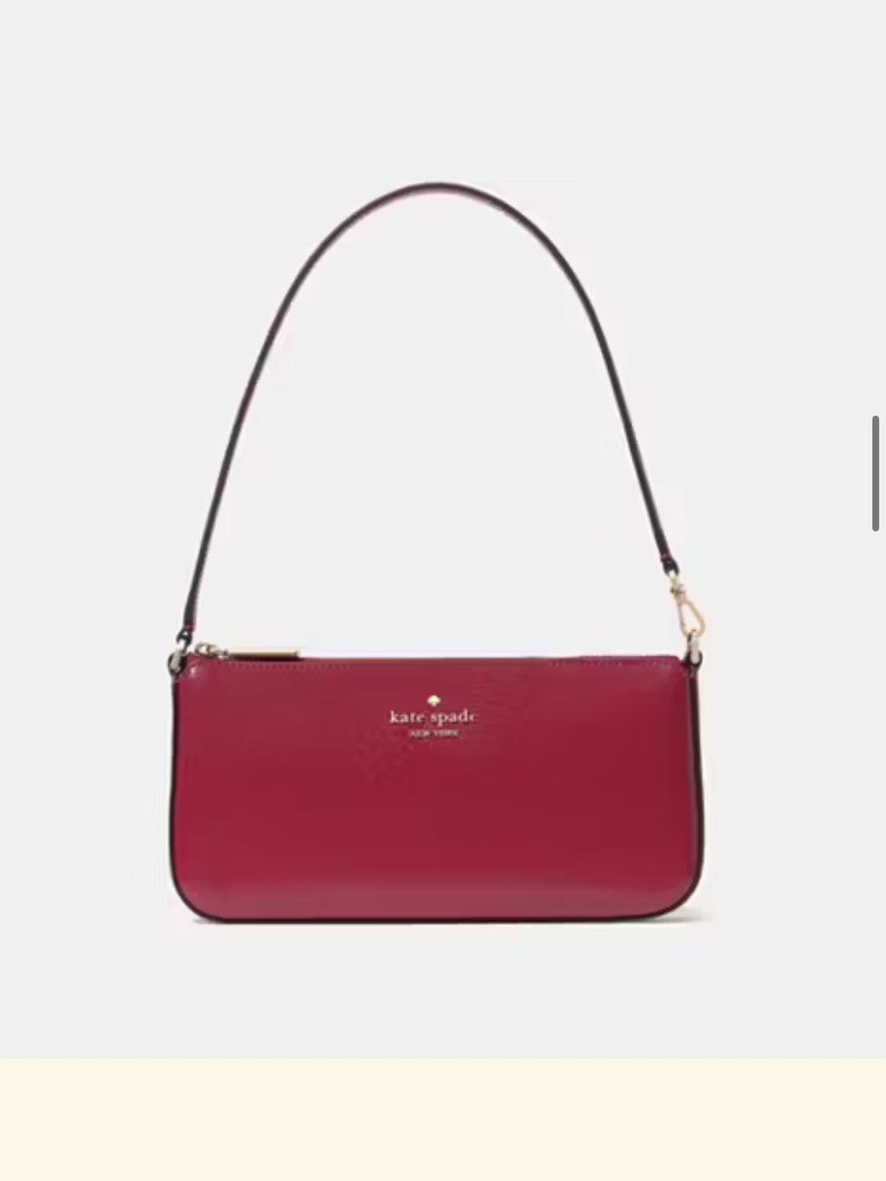 NWT kate spade set Leather Gemini Bag and matching card case holder
